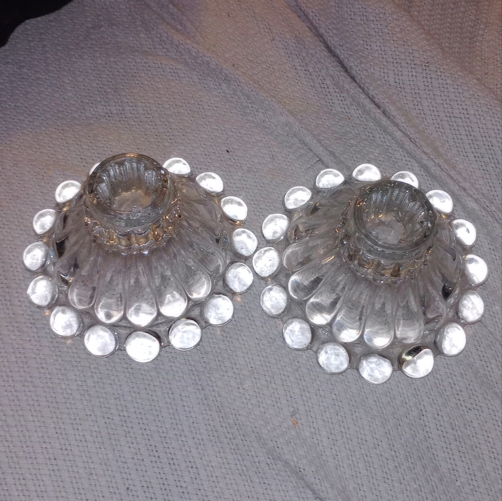 Boopie glass candle holders